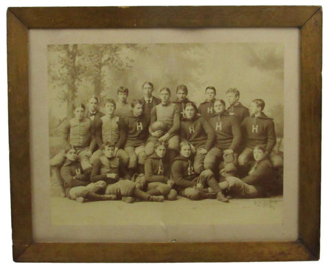 1894 Harvard Football Team 13x16 Photo by Elmer Chickering, Boston Framed