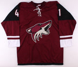 Mike Smith Signed Coyotes Jersey (Beckett) Playing career 2002-present Goalie