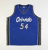 Horace Grant Signed Orlando Magic Jersey (Beckett) 4xNBA Champion, Bulls, Lakers