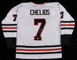 Chris Chelios Signed Chicago Blackhawks Jersey (JSA COA) Hall of Fame Defenseman