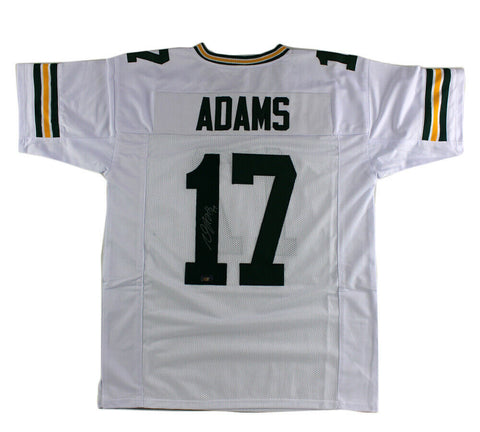 Davante Adams Signed Green Bay Custom White Jersey