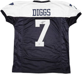 DALLAS COWBOYS TREVON DIGGS AUTOGRAPHED BLUE & WHITE JERSEY TRISTAR 233659