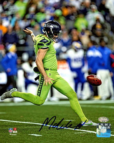 MICHAEL DICKSON AUTOGRAPHED 8X10 PHOTO SEAHAWKS DOUBLE PUNT MCS HOLO 200285