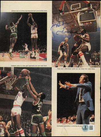 Andrew Tony & Cunningham Autographed 7x11 Magazine Page Photo Beckett BP55322