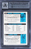 Bird, Erving & Magic Signed 1996 Topps Stars Reprints #8 Card Auto 10 BAS Slab 2