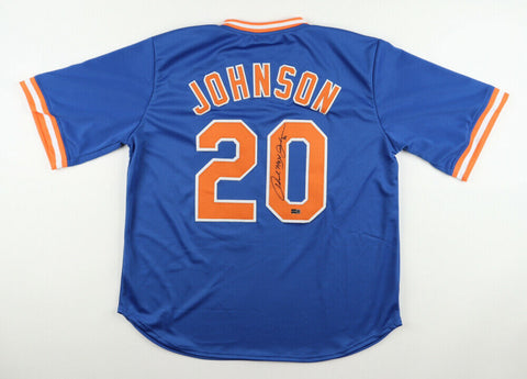 Howard "HoJo" Johnson Signed New York Met Jersey (Steiner Hologram) 3x30/30 Man