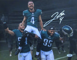 Jake Elliot Autographed 11x14 Photo Philadelphia Eagles PSA/DNA 193070