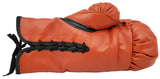 MIKE TYSON AUTOGRAPHED RED EVERLAST BOXING GLOVE LH IN BLACK BECKETT 182690