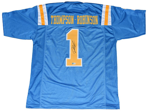 DORIAN THOMPSON-ROBINSON AUTOGRAPHED UCLA BRUINS #1 BLUE JERSEY BECKETT