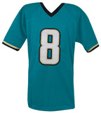 Mark Brunell JAGUARS Signed Teal Custom Football Jersey - SCHWARTZ COA