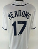 Austin Meadows Signed Rays Jersey (JSA COA) Tampa Bay / 2019 All Star Outfielder