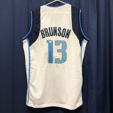 Jalen Brunson signed jersey PSA/DNA Dallas Mavericks Autographed