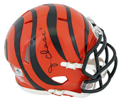 Bengals Ja'Marr Chase Authentic Signed Speed Mini Helmet BAS Witnessed