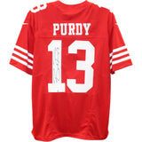 Brock Purdy Autographed San Francisco 49ers Red Nike Vapor Jersey FAN 47970