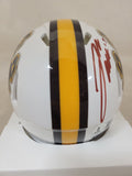 JOSH ALLEN SIGNED WYOMING COWBOYS SPEED MINI HELMET BECKETT QR