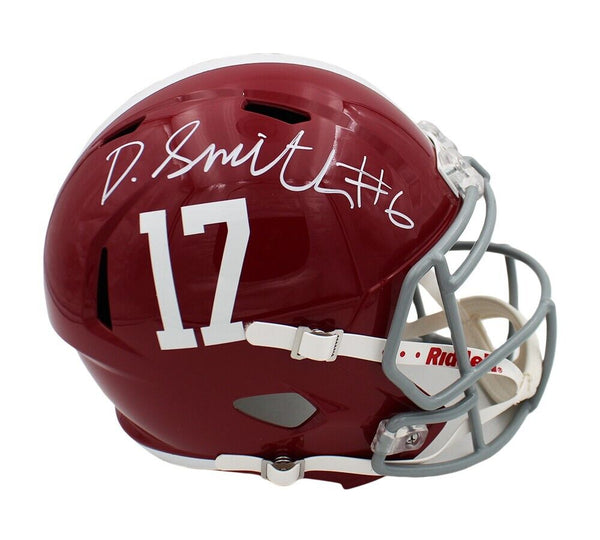 Devonta Smith Signed Alabama Crimson Tide Speed Full Size NCAA Helmet