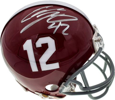 EDDIE LACY AUTOGRAPHED ALABAMA CRIMSON TIDE MINI HELMET MCS HOLO STOCK #124650