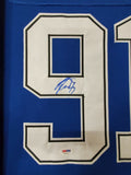 FRAMED STEVEN STAMKOS AUTOGRAPHED SIGNED TAMPA BAY LIGHTNING JERSEY PSA/DNA COA