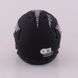 Michael Vick Signed Virginia Tech Hokies Matte Black Speed Mini Helmet (Beckett)