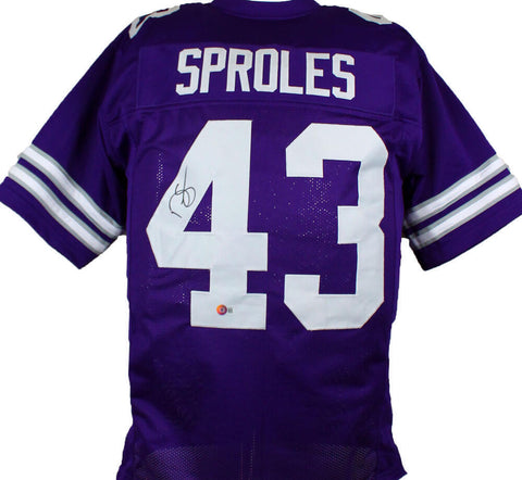 Darren Sproles Autographed Purple College Style Jersey *UP-Beckett W Hologram