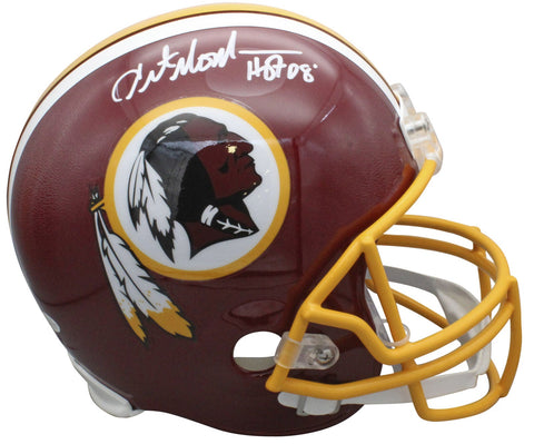 Redskins Art Monk "HOF 08" Authentic Signed Full Size Rep Helmet BAS Witnessed