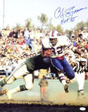 O. J. Simpson Signed Buffalo Bills 16x20 Running Photo w/ HOF- JSA W *Blue