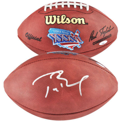 TOM BRADY Autographed Authentic Offical Super Bowl 36 Football TriStar