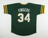 Rollie Fingers Signed Oakland Athletic Jersey (JSA COA) 3xWorld Series Champ A's