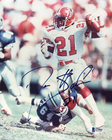 Deion Sanders Signed Autographed 8X10 Photo Atlanta Falcons Rare BAS