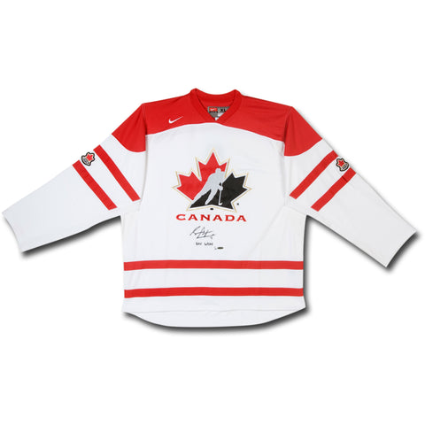 Sean Couturier Autographed & Inscribed Limited Team Canada Replica Away Jersey