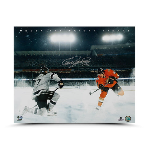 Teemu Selanne Autographed Under the Bright Lights Photo