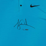 Tiger Woods Autographed Nike Blue Fury Polo