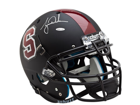 Tiger Woods Autographed Black Stanford Authentic Helmet