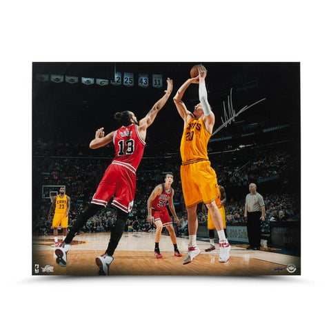 Timofey Mozgov Autographed Jumper Photo