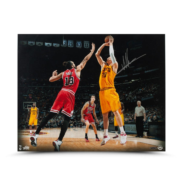 Timofey Mozgov Autographed Jumper Photo