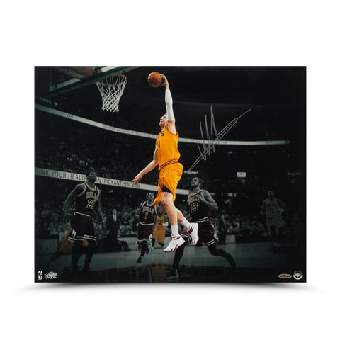 Timofey Mozgov Autographed Running the Break Photo