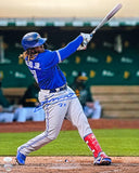 Vladimir Guerrero Jr. Signed 16x20 Toronto Blue Jays Batting Photo JSA