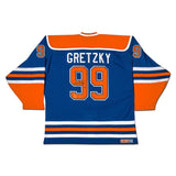 Wayne Gretzky Autographed Edmonton Oilers “Heroes of Hockey” Blue CCM Jersey