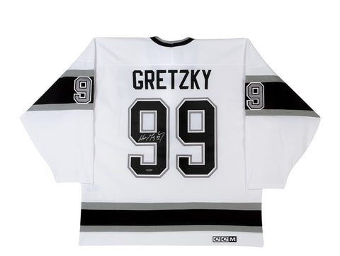 Wayne Gretzky Signed Road Los Angeles Kings Jersey