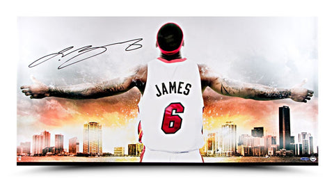 LeBron James Autographed Witness Miami II Photo