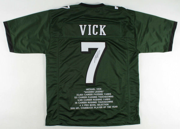 Michael Vick Signed Atlanta Falcons Jersey (JSA COA) 4xPro Bowl Quarte –  Super Sports Center