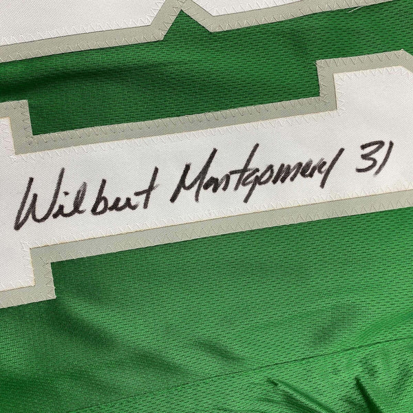 Autographed/Signed Wilbert Montgomery Inscribed Philadelphia White Football  Jersey PSA/DNA COA