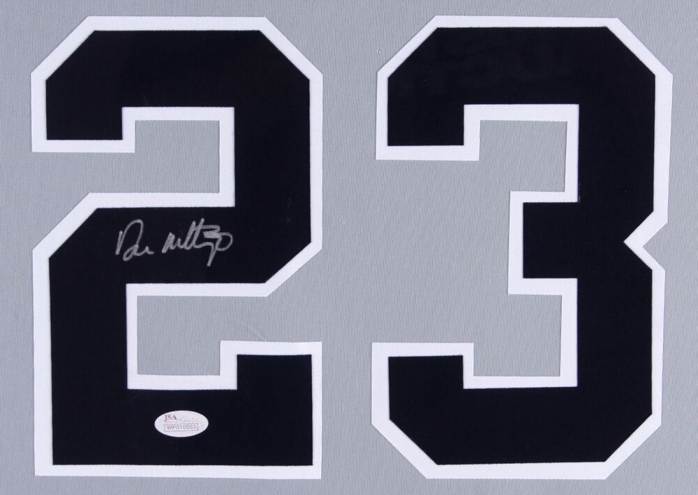 Don Mattingly Signed Yankees 35 x 43 Custom Framed Jersey (JSA) 6x A –  Super Sports Center