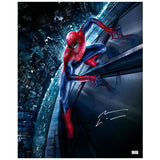 Andrew Garfield Autographed The Amazing Spider-Man City Scape 16x20 Photo