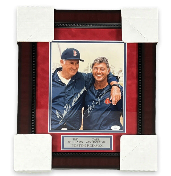 Framed Carl Yastrzemski Boston Red Sox Facsimile Laser Engraved