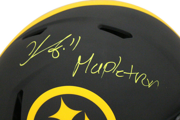 Chase Claypool Signed Steelers Authentic Lunar Helmet Mapletron