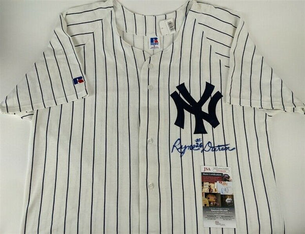 Ryne Duren Signed New York Yankees Russell Athletic Jersey, (JSA