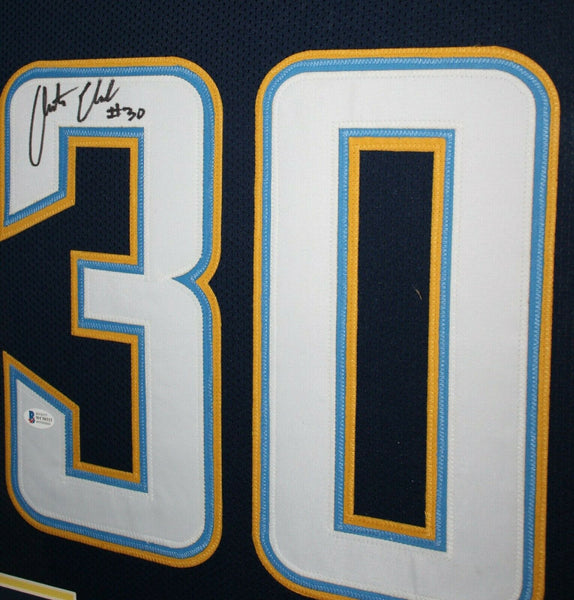 AUSTIN EKELER (Chargers dark blue TOWER) Signed Autographed Framed Jer –  Super Sports Center