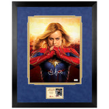 Brie Larson Autographed Captain Marvel Battle Ready 11x14 Framed Photo