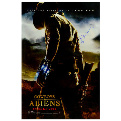 Daniel Craig Autographed 2011 Cowboys & Aliens 27x40 Double-Sided Movie Poster